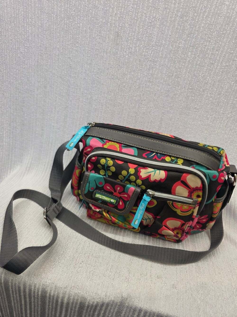Lily Bloom Floral Reef Pink Cross Body Bag